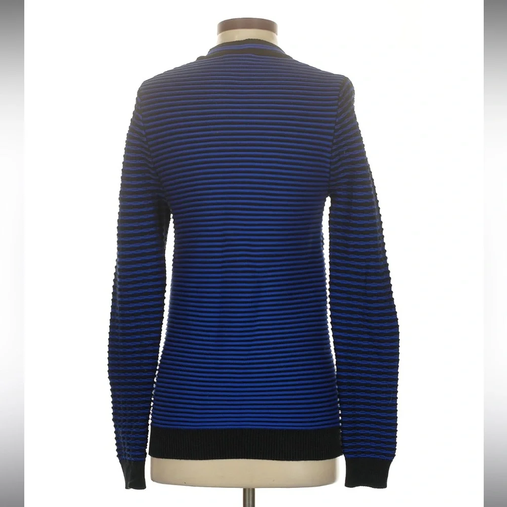 Kenzo Paris Logo Crewneck Sweater, Size S, Black and Blue - Picture 2 of 7